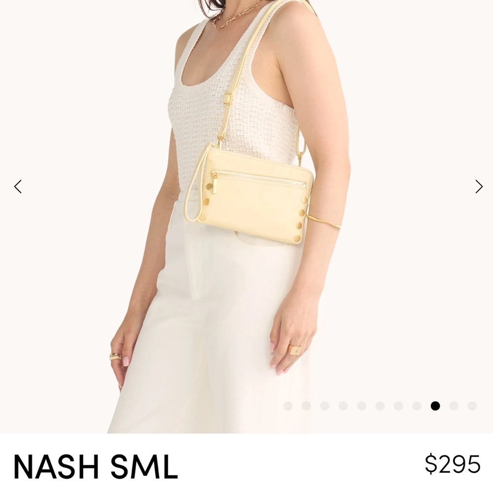 NWT HAMMITT NASH SMALL (3-Way) Crossbody/Wristlet/Belt Bag (Dawn/Brushed Gold) - Picture 8 of 17